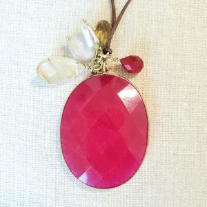 BNWOT J. Jill Adjustable Semi-Precious Necklace